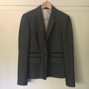 Charcoal and black suit set. Pants included.